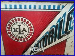 Motor Oil Can Vintage Kla Autobile