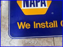 Napa auto parts sign vintage Tin Sign Napa Auto Embossed Sign 35 3/4x15 3/4 Napa auto parts sign vintage Tin Sign Napa Auto Embossed Sign 35 3/4x15 3/4
