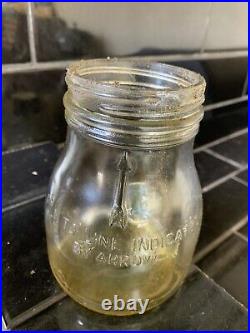 Neptune Tin Top with Genuine Vintage Glass 500ml Motor Oil Bottle