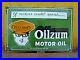 Oilzum porcelain sign advertising vintage gasoline 24 Inches oil old gas USA