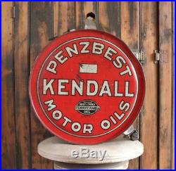 Original 1927-dated Penzbest Kendall Motor Oils ROCKER CAN Vintage Oil Can