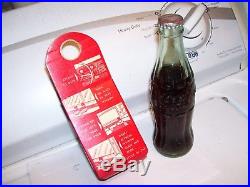 Original 1950 s- 1940 s Vintage Accessory auto Coca-Cola bottle holder gas oil