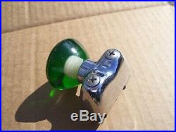 Original 1960' s nos green Vintage Rat Hot rod Steering wheel knob gas oil grip