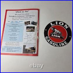 Original Gasoline Magazine for Porcelain Signs Lion Sign Sunoco Gas Station Ad