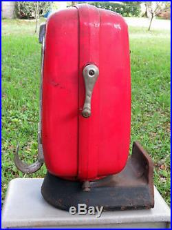 Original Vintage ECO Tireflator Air Meter #97 Bennett Pump Wall/Post Gas Oil
