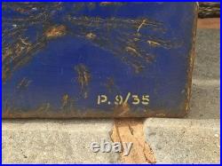 Original Vintage Royal Daylight Oil Double Sided Enamel Sign 1935 Original Vintage Royal Daylight Oil Double Sided Enamel Sign 1935