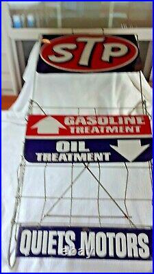 Original Vintage Stp Oil & Gasoline Treatment Display Rack
