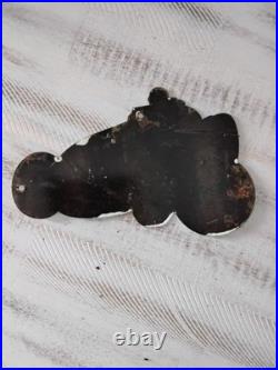 Original Vintage Wynns Formula 1 Racing Oil Porcelain Sign Size 10x6 Race Car