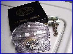 Original vintage nos mint 50s AAA award license plate topper auto emblem gm kit