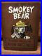 RARE 1940s Vintage Smokey the Bear ORIGINAL Porcelain Sign GAS OIL COLA Fire