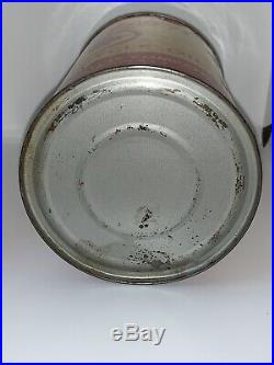 RARE 40s VINTAGE INDIAN MOTORCYCLE OIL CAN SAE 50 GREAT GRAPHICS