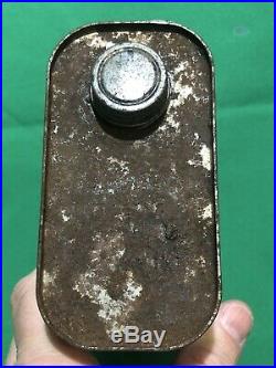 RARE VINTAGE 1 Qt CRYSTAL OUTBOARD MOTOR OIL CAN Great Gift! Antique NR