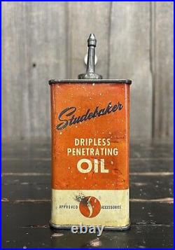 RARE Vintage 4 Oz Studerbaker Car Auto Oiler Dripless Penetrating Oil HOLY GRAIL
