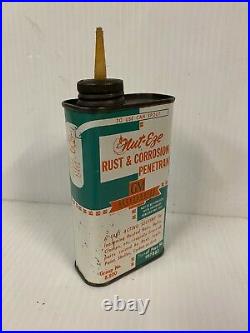 RARE! Vintage GM Accessories Nut-Eze Rust & Corrosion General Motors Oil Can