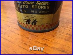 RARE Vintage Original Tin Many Miles Tire Tube Repair Kit Early Oil Can