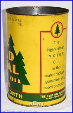 RARE Vtg 1930s GOLD MEDAL MOTOR OIL 5qrt Can Authentic NICE CONDITION