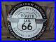 ROUTE 66 porcelain sign advertising vintage 20 oil gas USA states street road