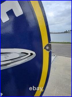 Rare Large Vintage Oldsmobile Service Porcelain Sign 29