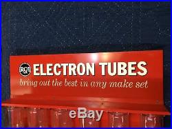 Rare Vintage 1950s RCA Radio Gas Oil Metal Sign New Old Stock