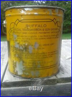 Rare Vintage Buffalo Prairie Cities Oil can