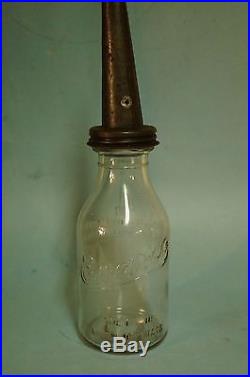 Rare Vintage En-ar-co Oil Glass Bottle 1 Pint
