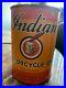 Rare Vintage Original Early Version Indian Motorcycle Oil Quart Tin (Never Open)