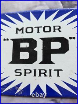 Rare Vintage Porcelian Bp Motor Sprite Porcelain Sign