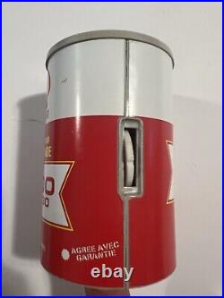 Rare Vintage Shell OIL CAN X-100 Shell Oil Can RADIO (2 Pcs) / Tested Working