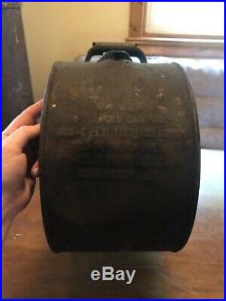 Rare Vintage Sinclair 5 Gallon Rocker Oil Can