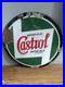 Rare vintage WAKEFIELD CASTROL MOTOR OILS advertising enamel sign of 50's