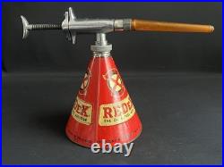 Redex Upper Cylinder Lubricant Vintage Forecourt Oil Dispencer One Shot Tin Can Redex Upper Cylinder Lubricant Vintage Forecourt Oil Dispencer One Shot Tin Can