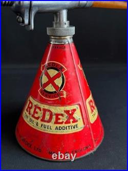 Redex Upper Cylinder Lubricant Vintage Forecourt Oil Dispencer One Shot Tin Can Redex Upper Cylinder Lubricant Vintage Forecourt Oil Dispencer One Shot Tin Can