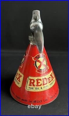 Redex Upper Cylinder Lubricant Vintage Forecourt Oil Dispencer One Shot Tin Can Redex Upper Cylinder Lubricant Vintage Forecourt Oil Dispencer One Shot Tin Can