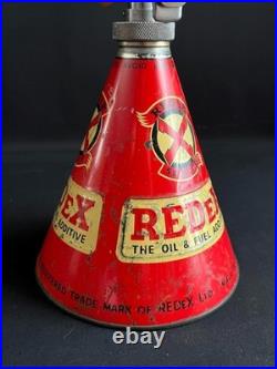 Redex Upper Cylinder Lubricant Vintage Forecourt Oil Dispencer One Shot Tin Can Redex Upper Cylinder Lubricant Vintage Forecourt Oil Dispencer One Shot Tin Can