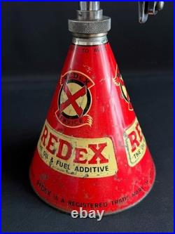 Redex Upper Cylinder Lubricant Vintage Forecourt Oil Dispencer One Shot Tin Can Redex Upper Cylinder Lubricant Vintage Forecourt Oil Dispencer One Shot Tin Can