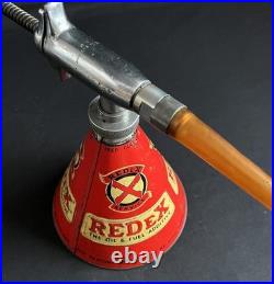 Redex Upper Cylinder Lubricant Vintage Forecourt Oil Dispencer One Shot Tin Can Redex Upper Cylinder Lubricant Vintage Forecourt Oil Dispencer One Shot Tin Can