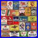 Reproduced Vintage Tin Signs, Gas Oil Retro Advert Metal Sign for Garage Man