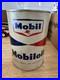 Rustic Vintage 1 Qt Mobil MobilOil Motor Oil Tin Can Pegasus Advertising FULL