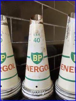 SET OF 3 X BP ENERGOL Vintage Tin Oil Bottle Tops
