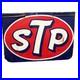 STP Oil Rack Topper Sign Metal Double-sided Vintage Rare