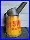 Shell Motor Oil- Vintage 1 Quart Pourer V Rare Classic Car Advertising Jug Can