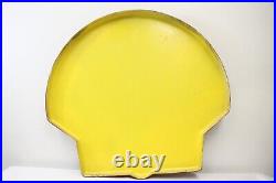 Shell Plastic Sign Gas Oil Vintage Collectable Man Cave Garage Decor Advertising