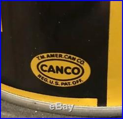 Sta Lube Racing Motor Oil Can Full Quart Vintage Compton California SAE 50