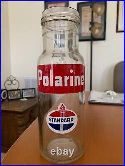 Standard Oil Co. (Indiana) Vintage Original Oil Bottles 1940's 1950's Era All 4