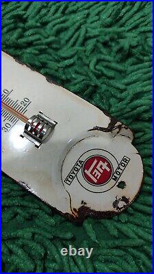 Toyota Thermometer Gas Oil Vintage Collectable Porcelain automotive souvenirs