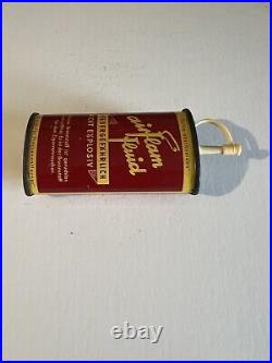 VERY RARE VINTAGE 1940-50's AIRFLAM LIGHTER FLUID FUEL OIL TIN CAN HANDY OILER