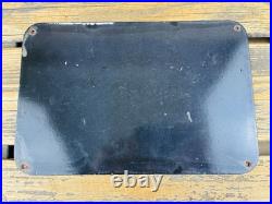 VINTAGE 12x8 FORD COBRA DEALERSHIP GAS STATION PORCELAIN OIL ADVERTISING SIGN
