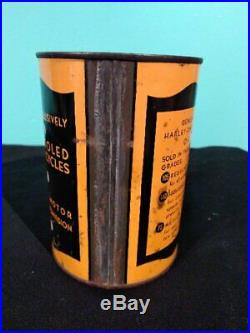 VINTAGE 1930-40's FULL QT. CAN of HARLEY DAVIDSON MOTORCYCLE OIL 105-4