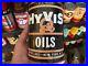 VINTAGE 1930s FULL NOS HyVis HD (NY) 1 QUART MOTOR OIL CAN RARE NICE FOR AGE