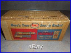VINTAGE 1960's ESSO ENERGY ROCKET TOY HUMBLE GAS/OIL NOS/FACTORY SEALED BOX